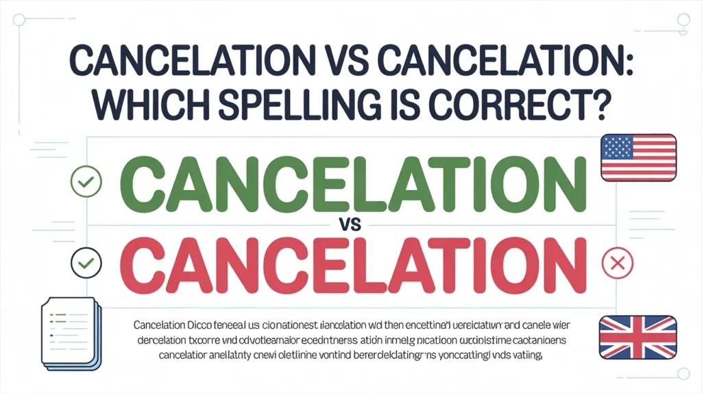Cancellation vs Cancelation: Which Spelling is Correct?