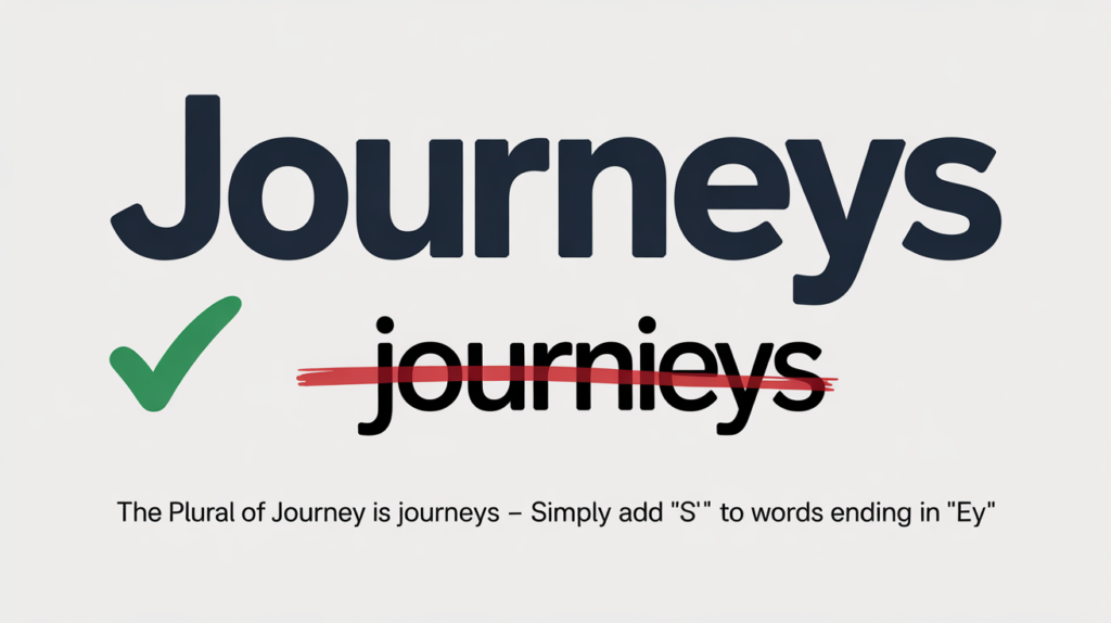 Plural of Journey: Is it Journeys or Journies?