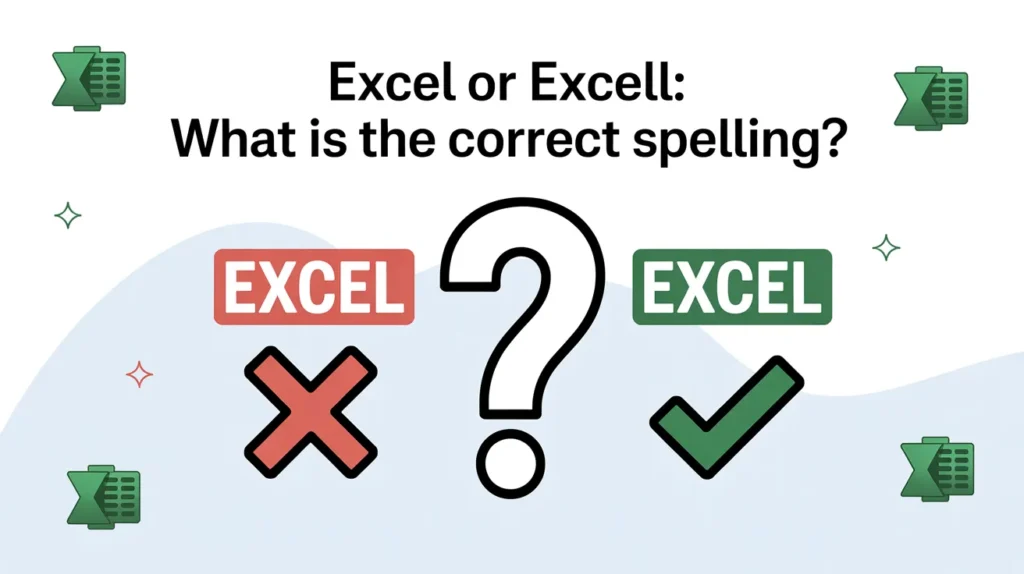 Excell or Excel: What is the Correct Spelling?