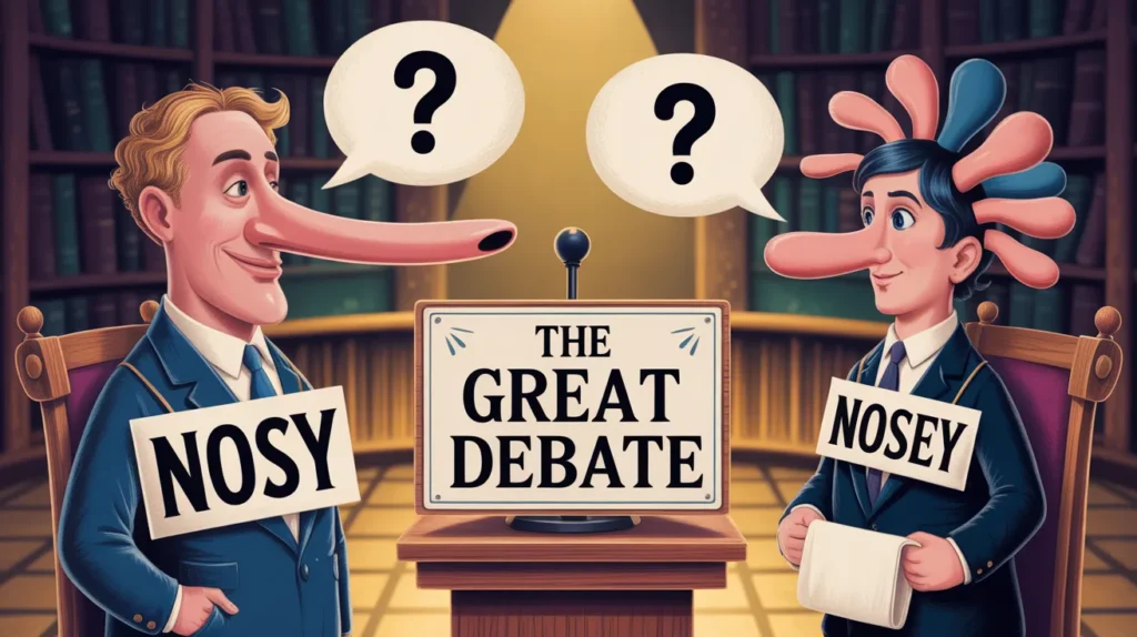 Nosy or Nosey? The Great Debate