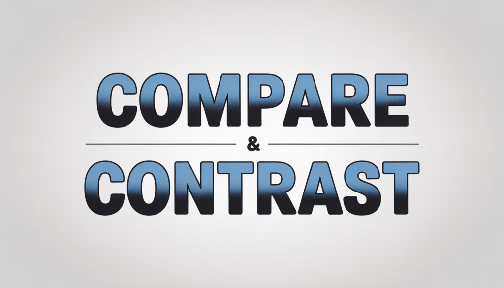 Compare vs Contrast: Definitions, Differences, and Examples