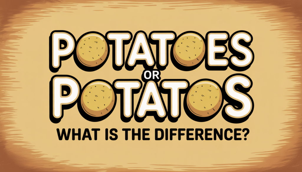 Potatoes or Potatos: What Is the Difference?