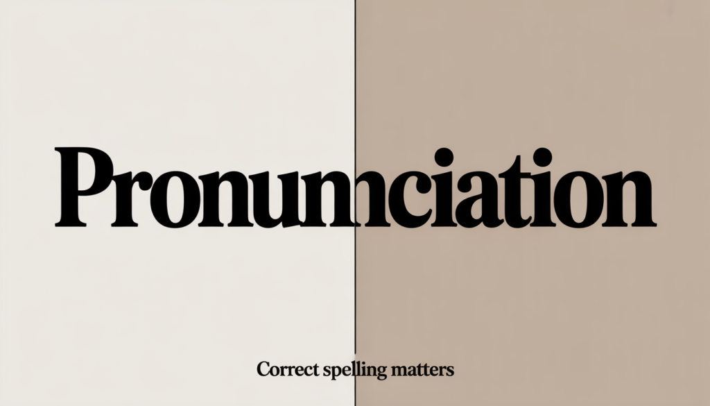 Pronunciation Or Pronounciation: Which Is Correct?