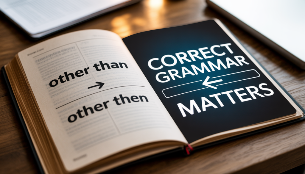 Other Than or Other Then: Which One Is Correct?