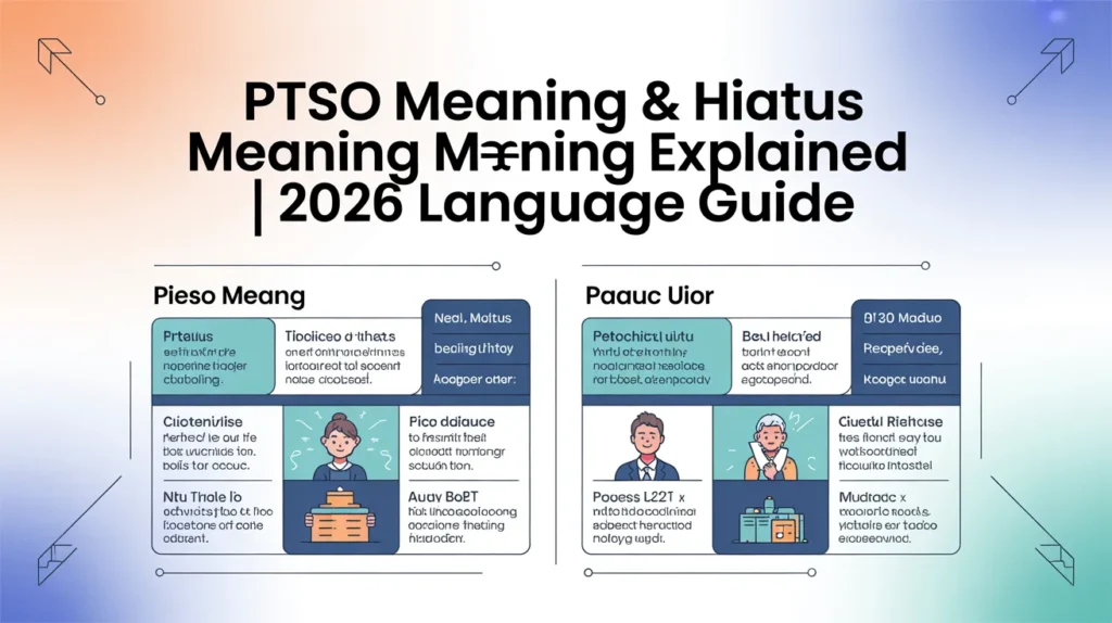 PTSO Meaning & Hiatus Meaning Explained | 2026 Language Guide