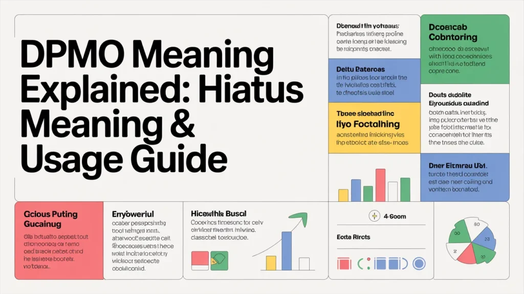 DPMO Meaning Explained: Hiatus Meaning & Usage Guide