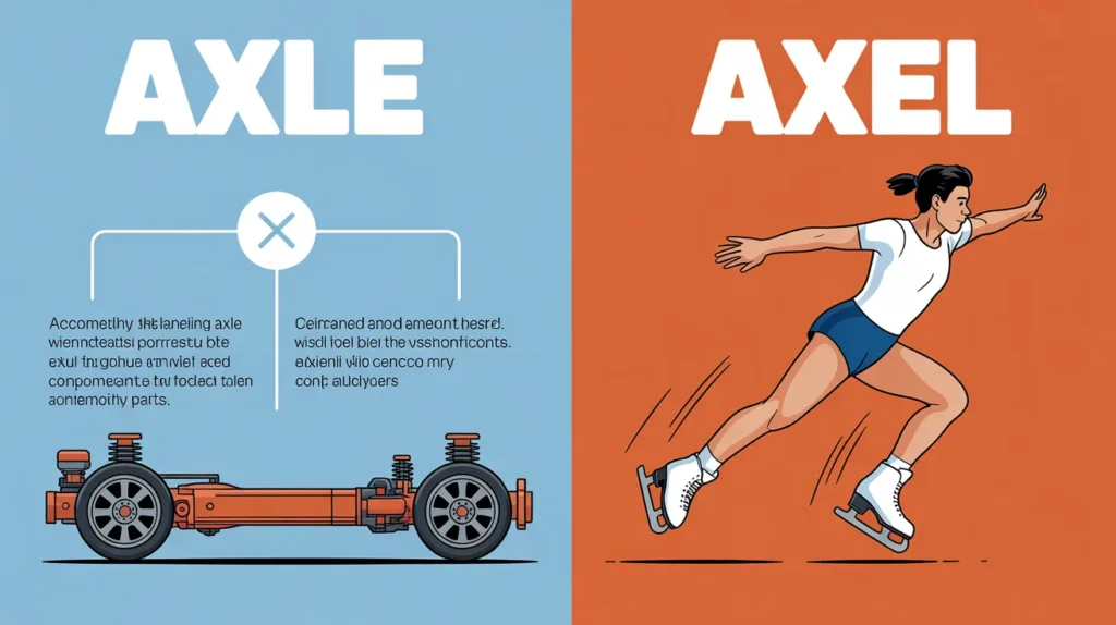 Axle or Axel: What's the Difference?