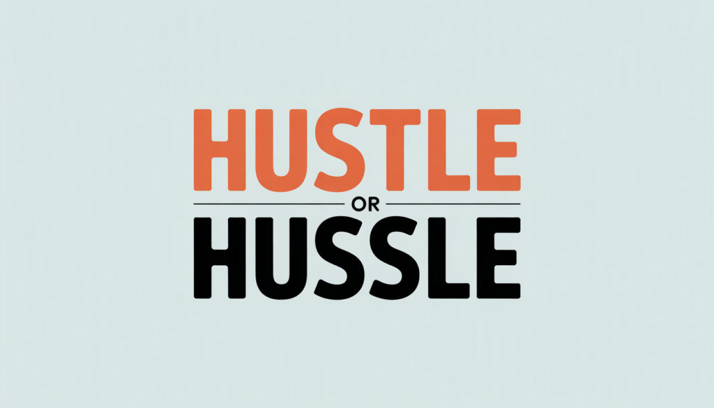 Hustle or Hussle: Which Spelling is Correct?