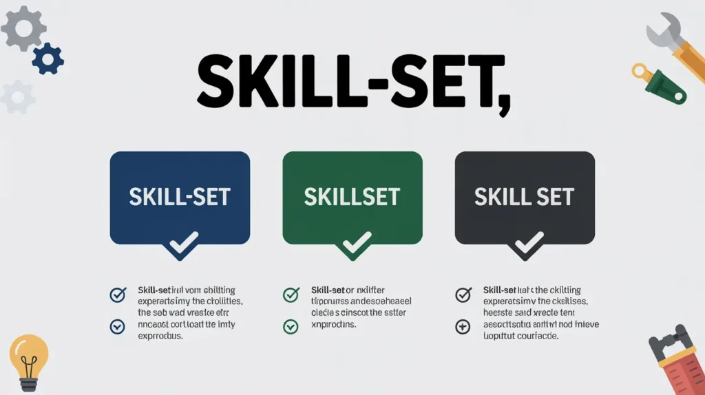 "Skill-Set," "Skillset," or "Skill Set": Which Is Right?